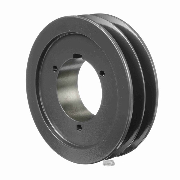 2 Groove Cast Iron Bushed Bore Multiple Sheave, 2B5V58
